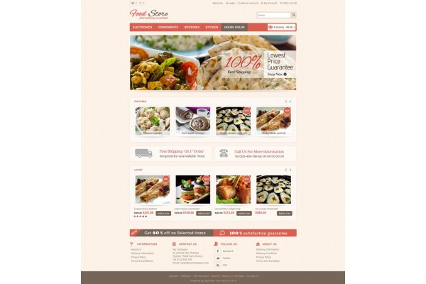 Food Store Template 4