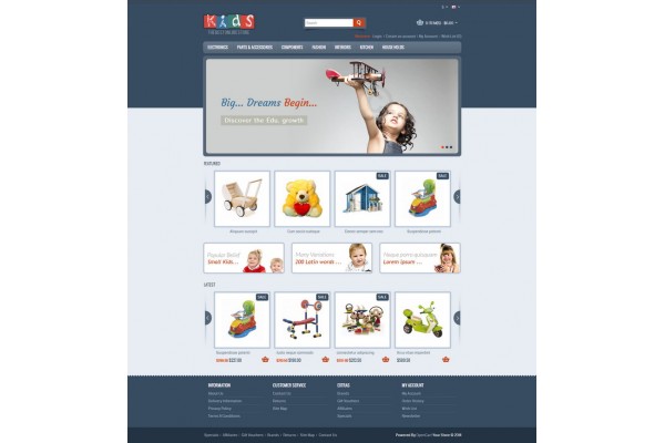 Childrens Store Template 4