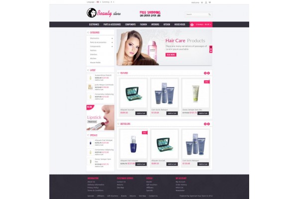 Beauty Store Template 2