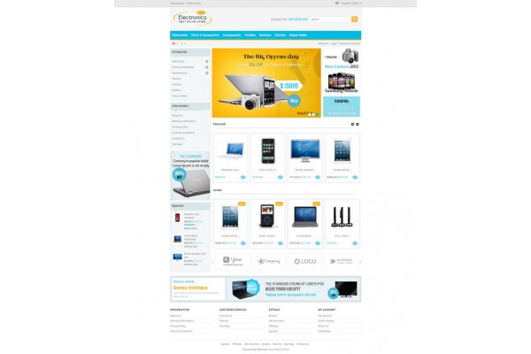 Electronics Store Template 2