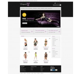 Lingerie Store Template 2